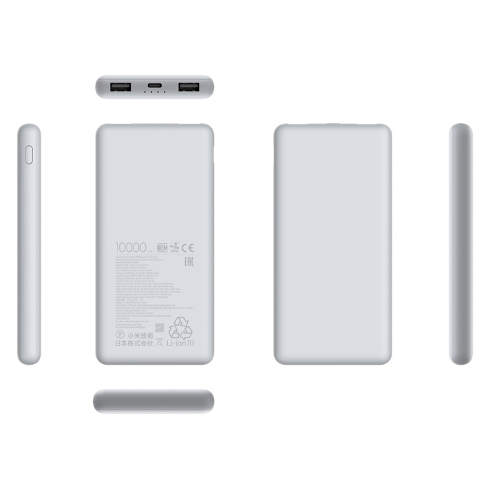 2 xiaomi power bank 10000mah 225w lite