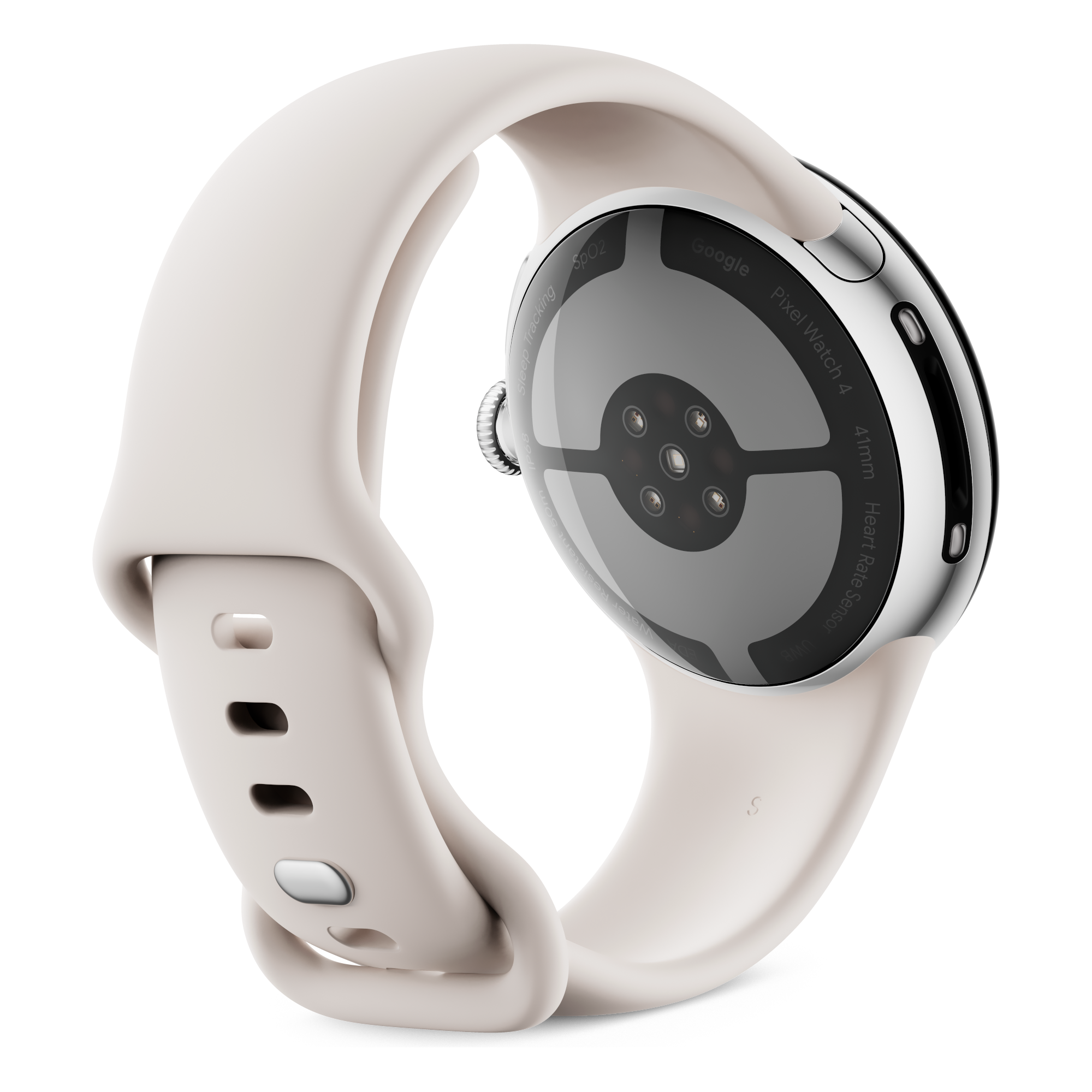 4 google pixel watch 4 41mm bt porcelain silver