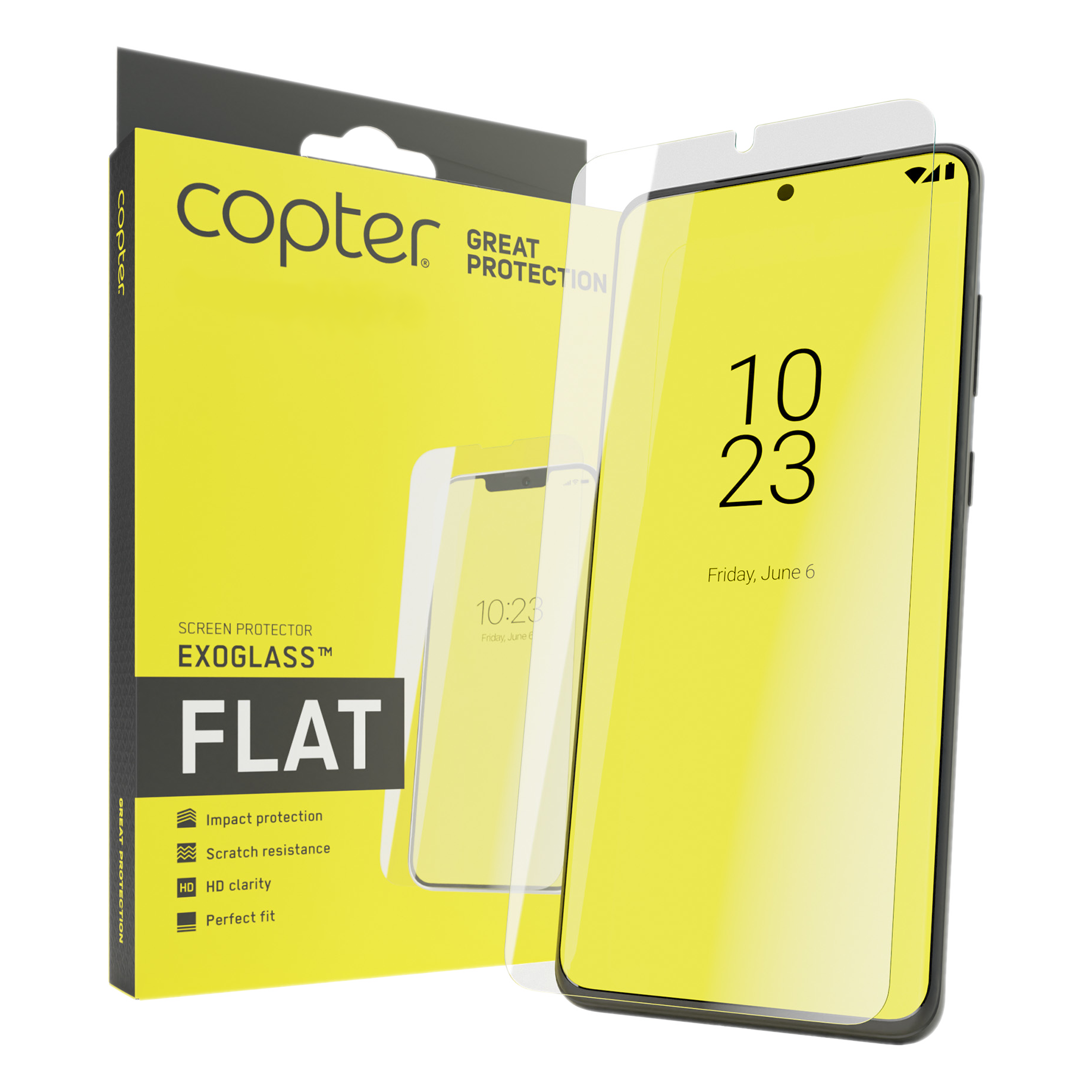 Samsung Galaxy S25 Edge Copter Exoglass aizsargstikls