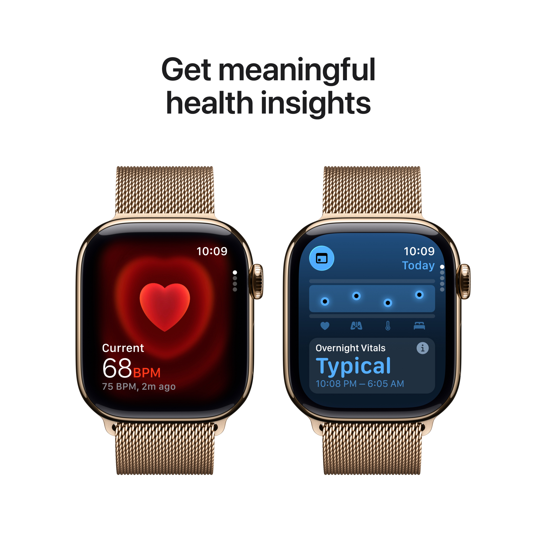 5 apple watch series 11 gps cellular 42mm gold titanium case with gold milanese loop
