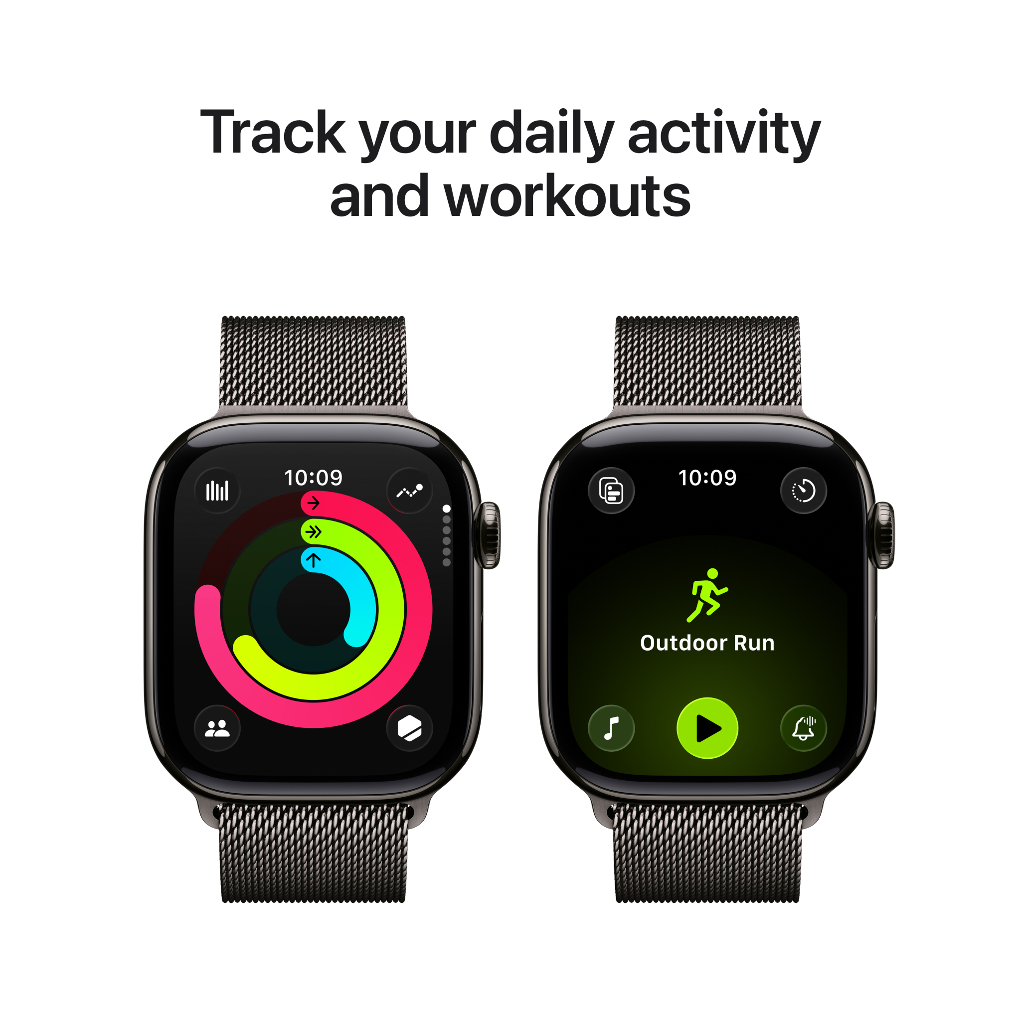 4 apple watch series 11 gps cellular 42mm slate titanium case with slate milanese loop