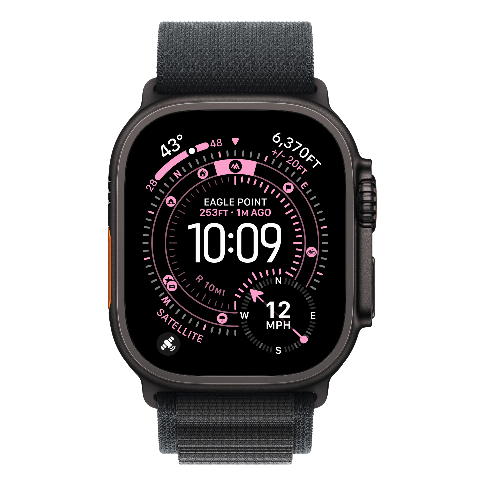 2 apple watch ultra 3 gps cellular 49mm black titanium case with black alpine loop