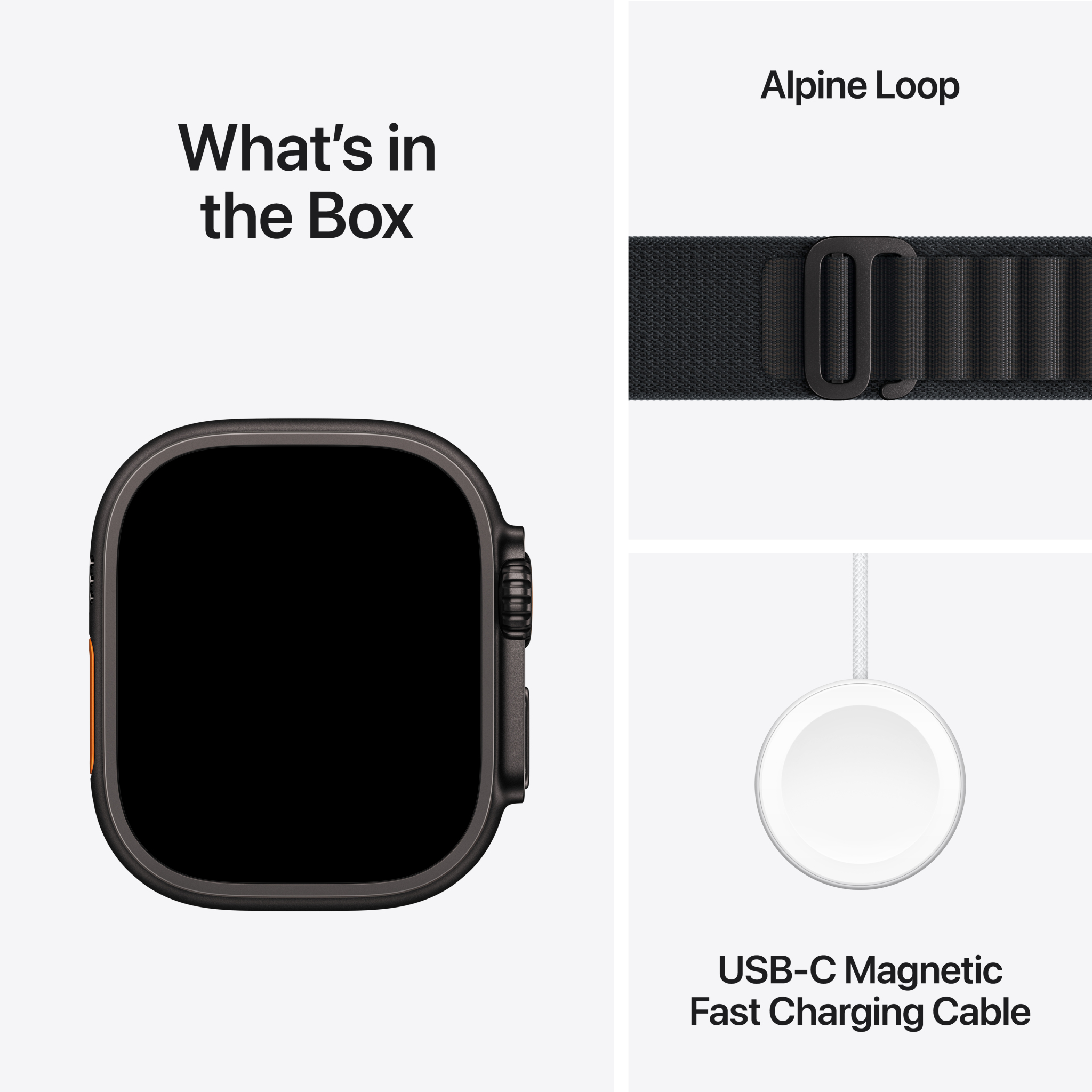 7 apple watch ultra 3 gps cellular 49mm black titanium case with black alpine loop