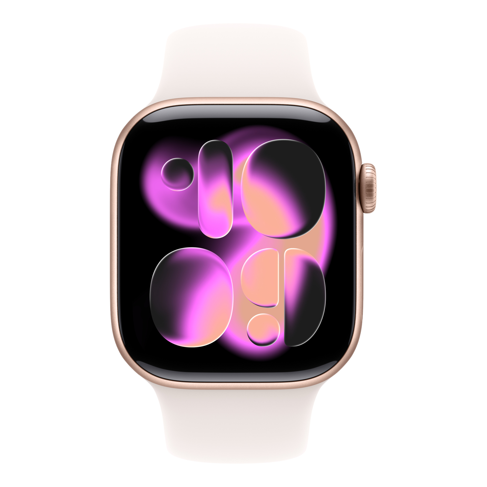 2 apple watch series 11 gps 42mm rose gold aluminium case with light blush sport band