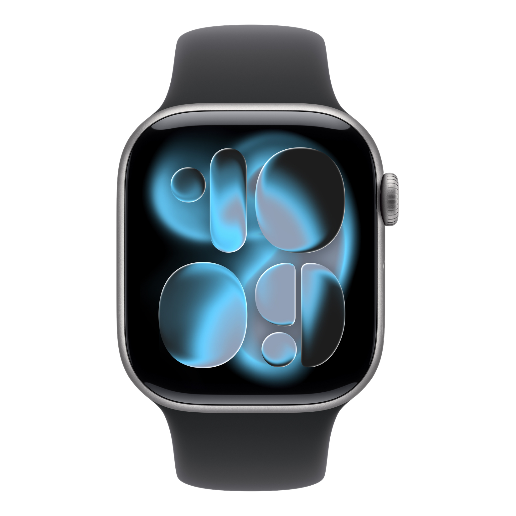 2 apple watch series 11 gps 42mm space grey aluminium case with black sport band