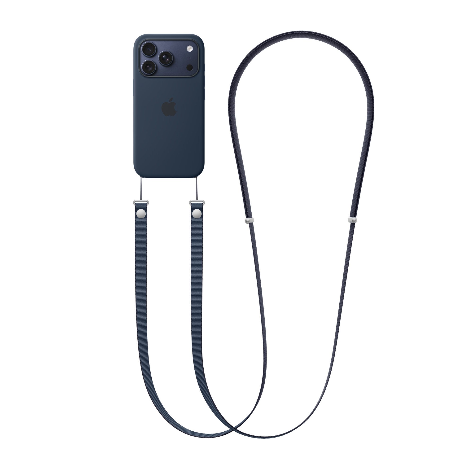 2 apple crossbody strap blue