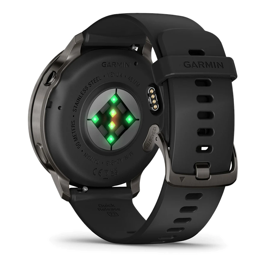 5 garmin venu 4 45mm slate with black band