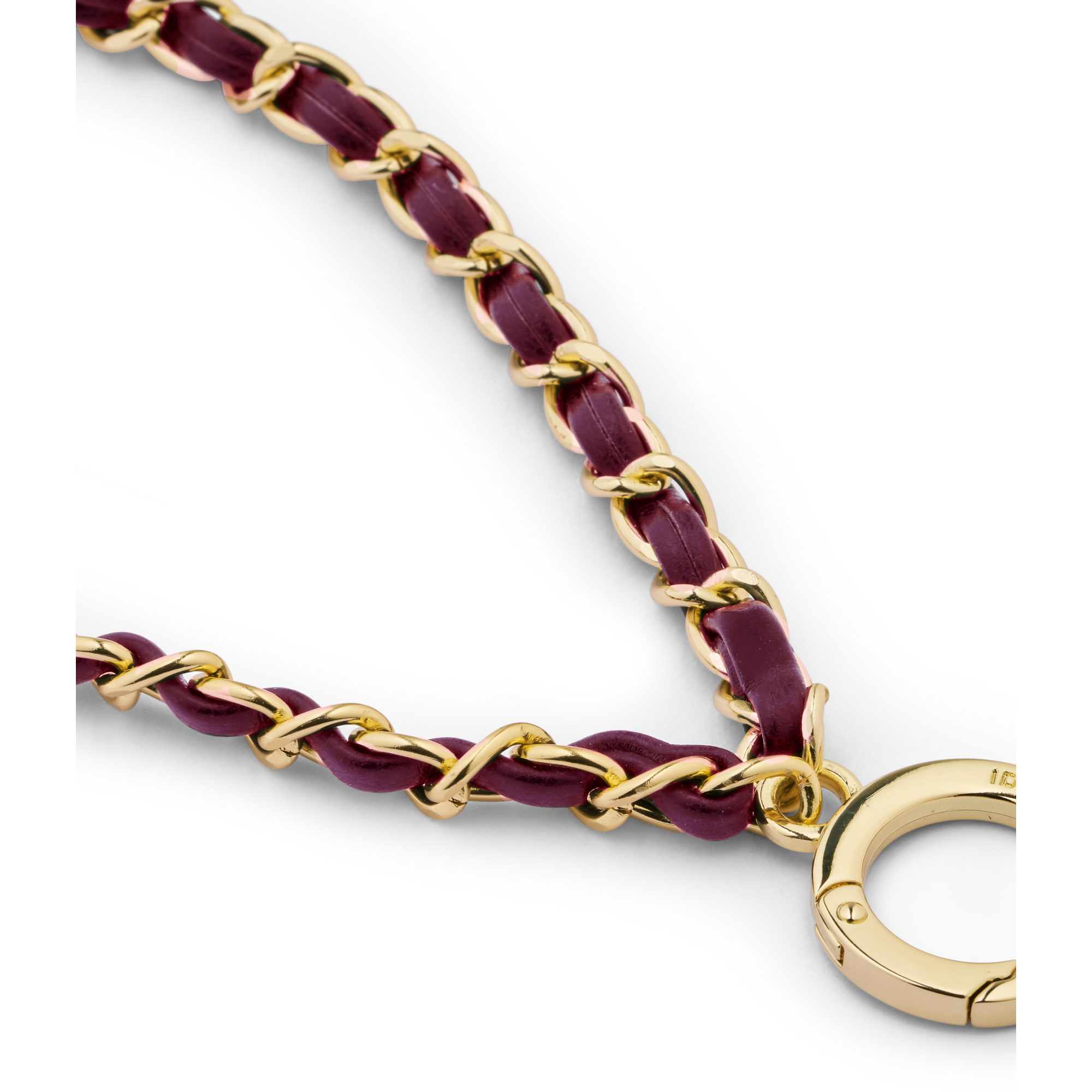 5 wristlet strap ideal of sweden cherry gold