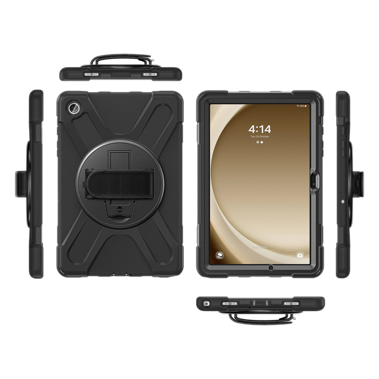 2 samsung galaxy tab s9 fe s9 s8 s7 4smarts case