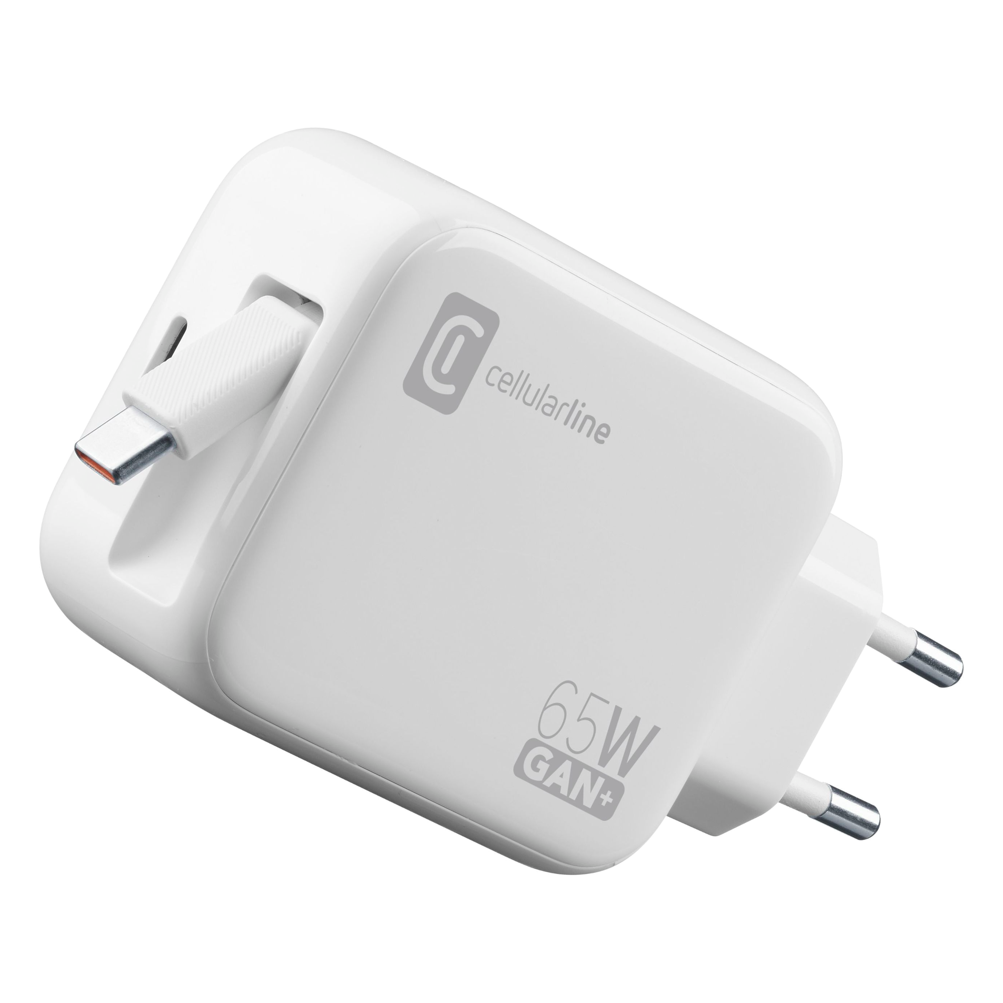 5 cellularline 65w usb c retractable roller white