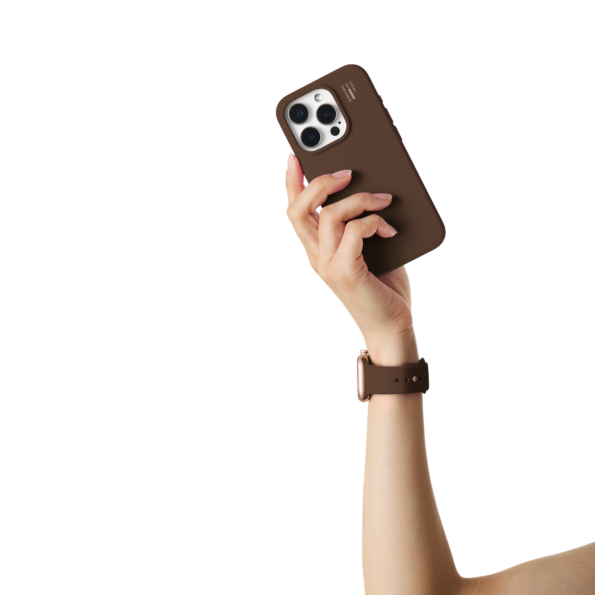 4 apple watch 38404142mm ideal silicone mocha mousse