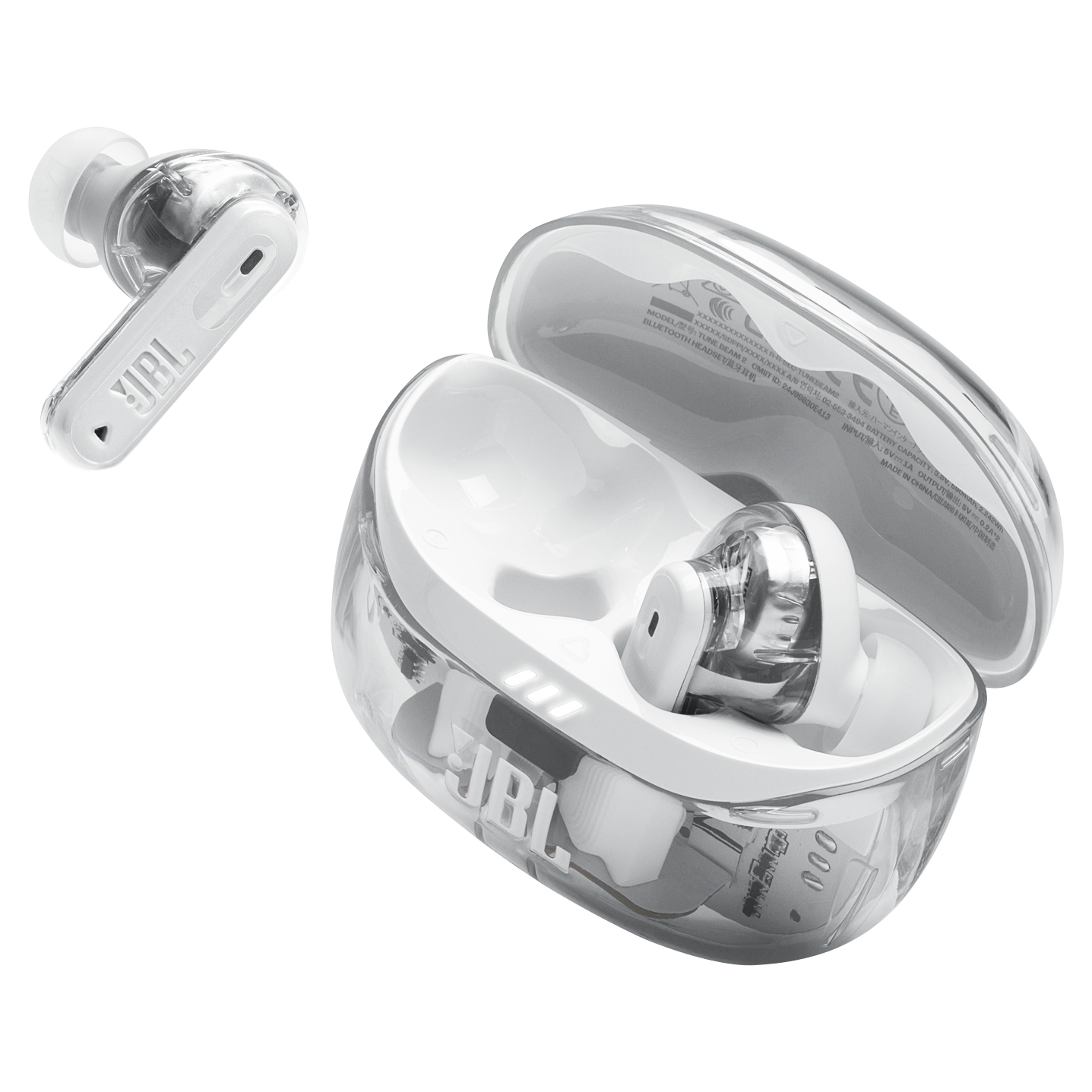 2 jbl tune beam 2 ghost white