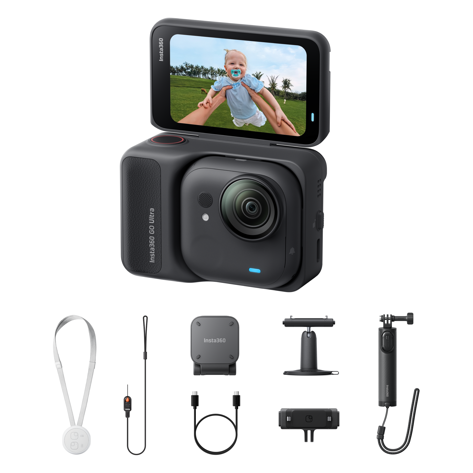 25 insta360 go ultra creator bundle midnight black