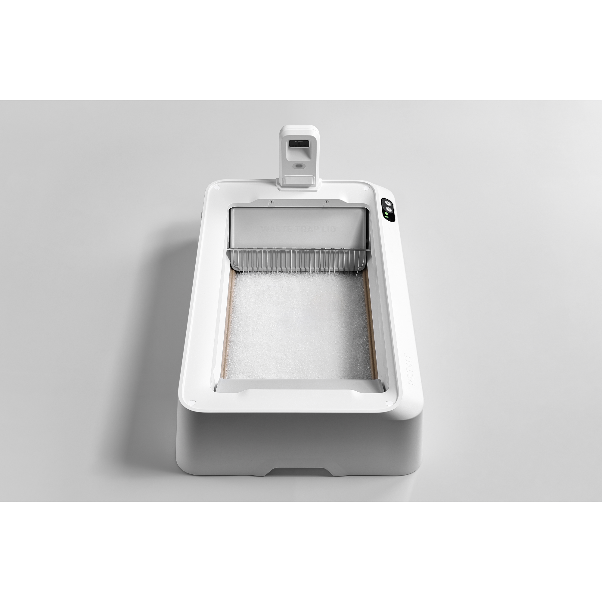 2 purobot crystal duo with camera self cleaning cat litter box white