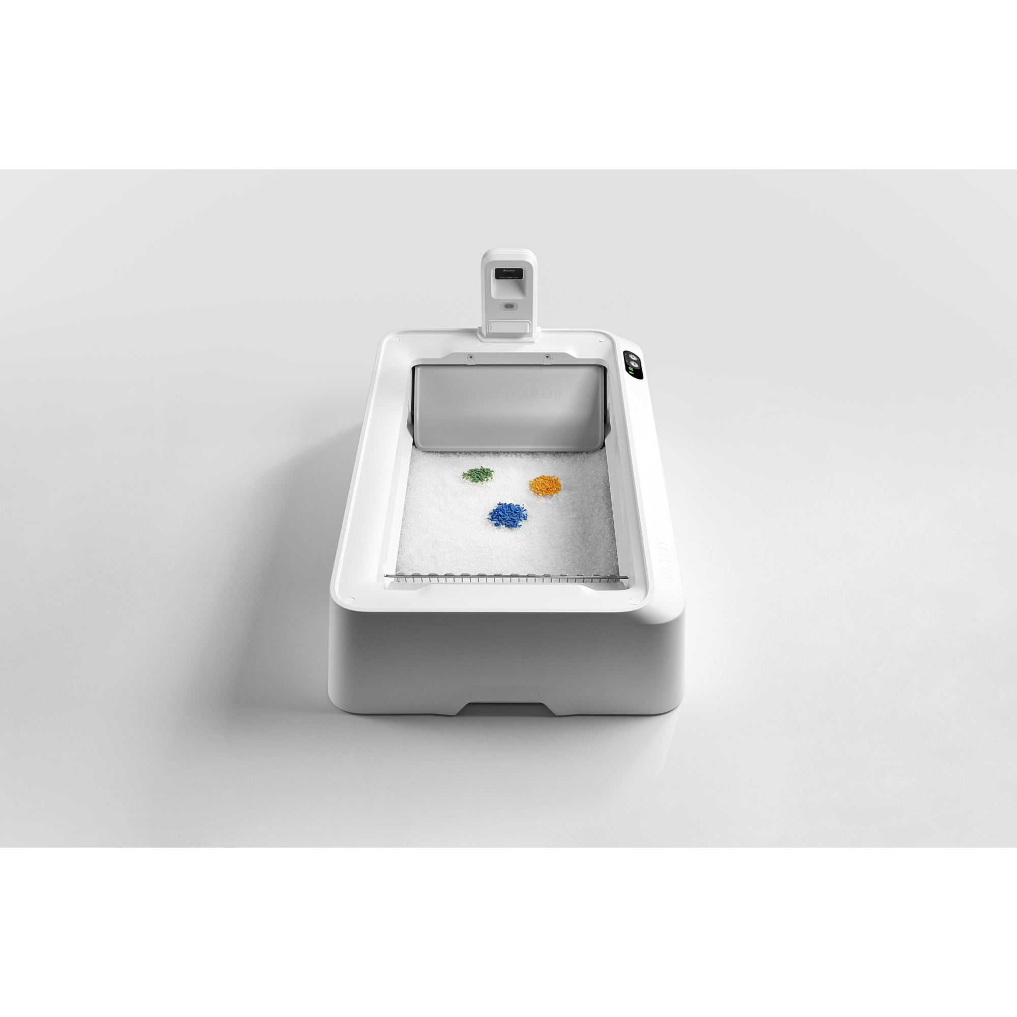4 purobot crystal duo with camera self cleaning cat litter box white