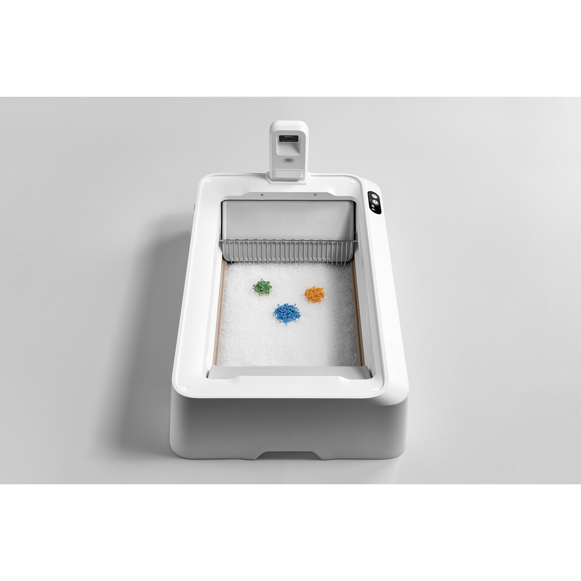3 purobot crystal duo with camera self cleaning cat litter box white