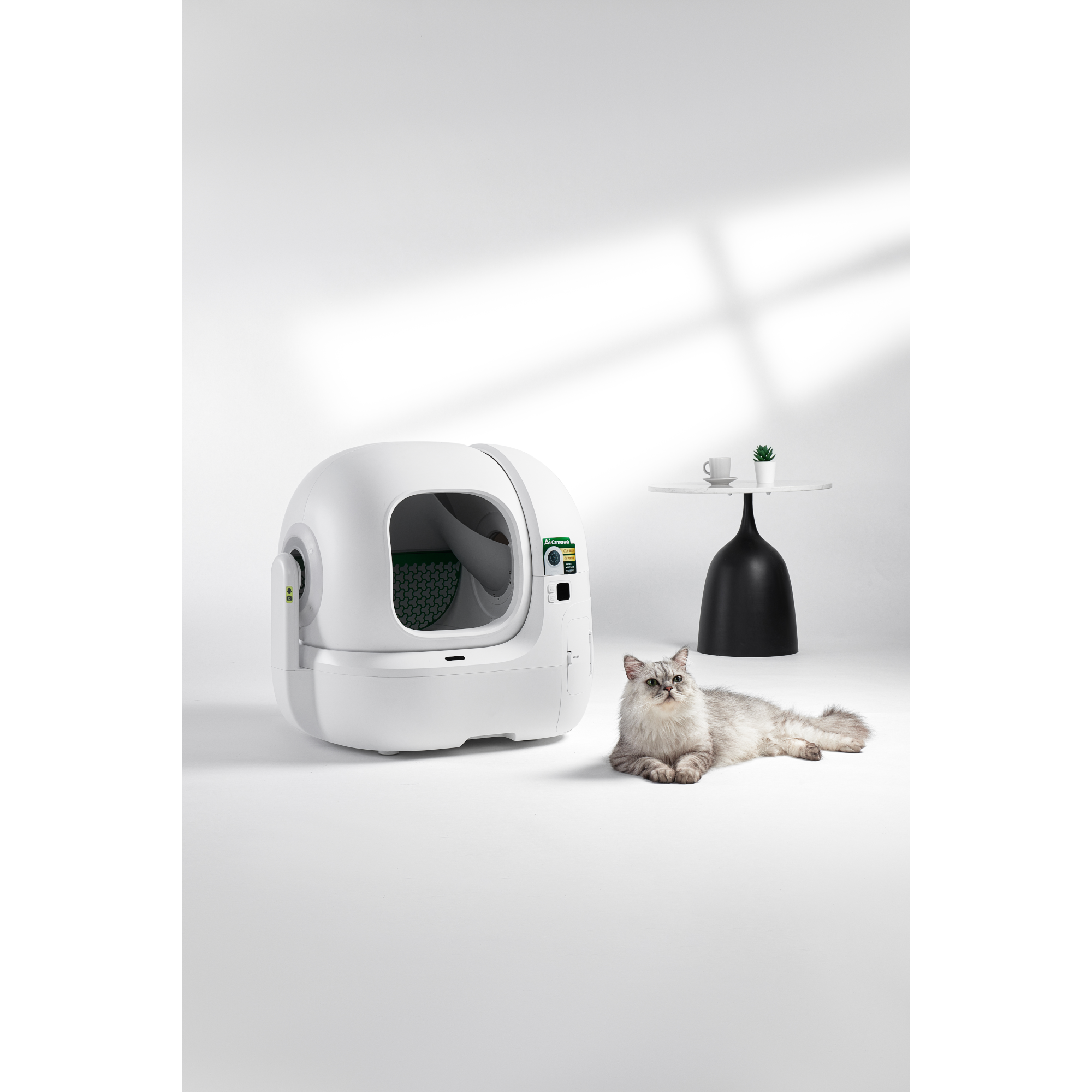 7 petkit automatic cat litter box purobot max pro 2 white