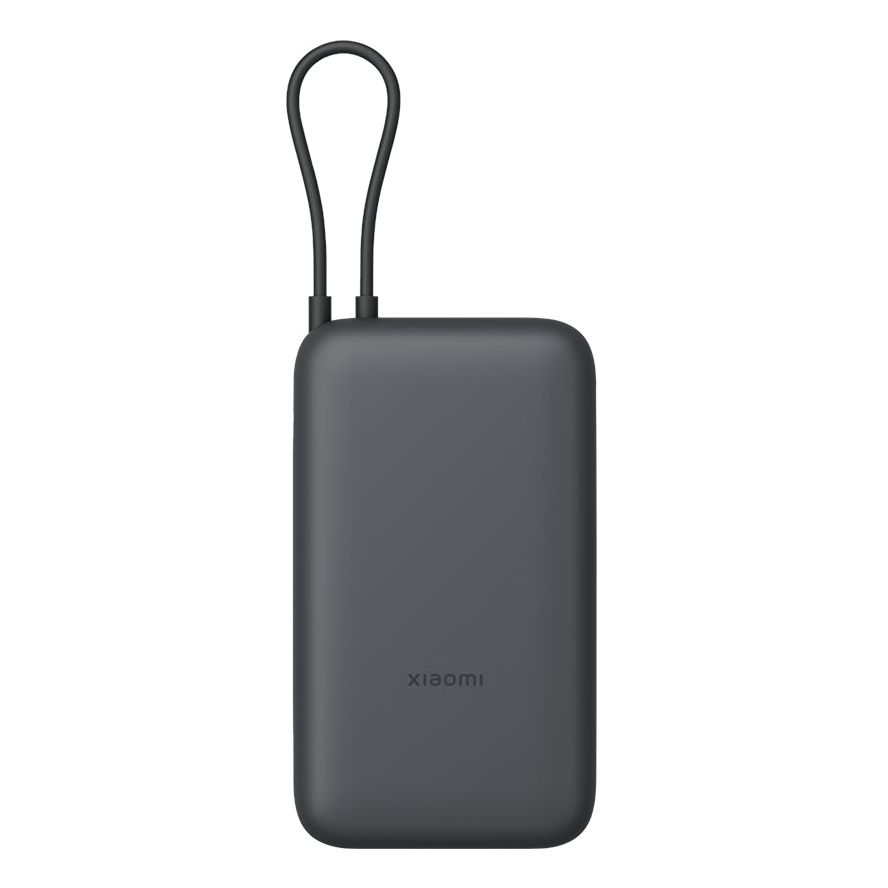 2 xiaomi integrated cable 20000 mah dark gray