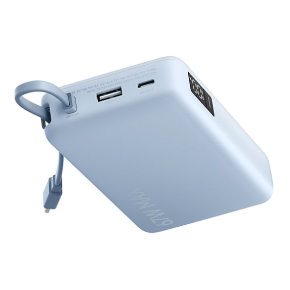 3 xiaomi 67w iintegrated cable 10000 mah ice blue