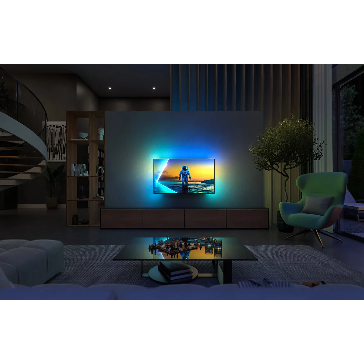 2 philips 48 65 collu oled820 oled 4k ambilight google tv grey 2025