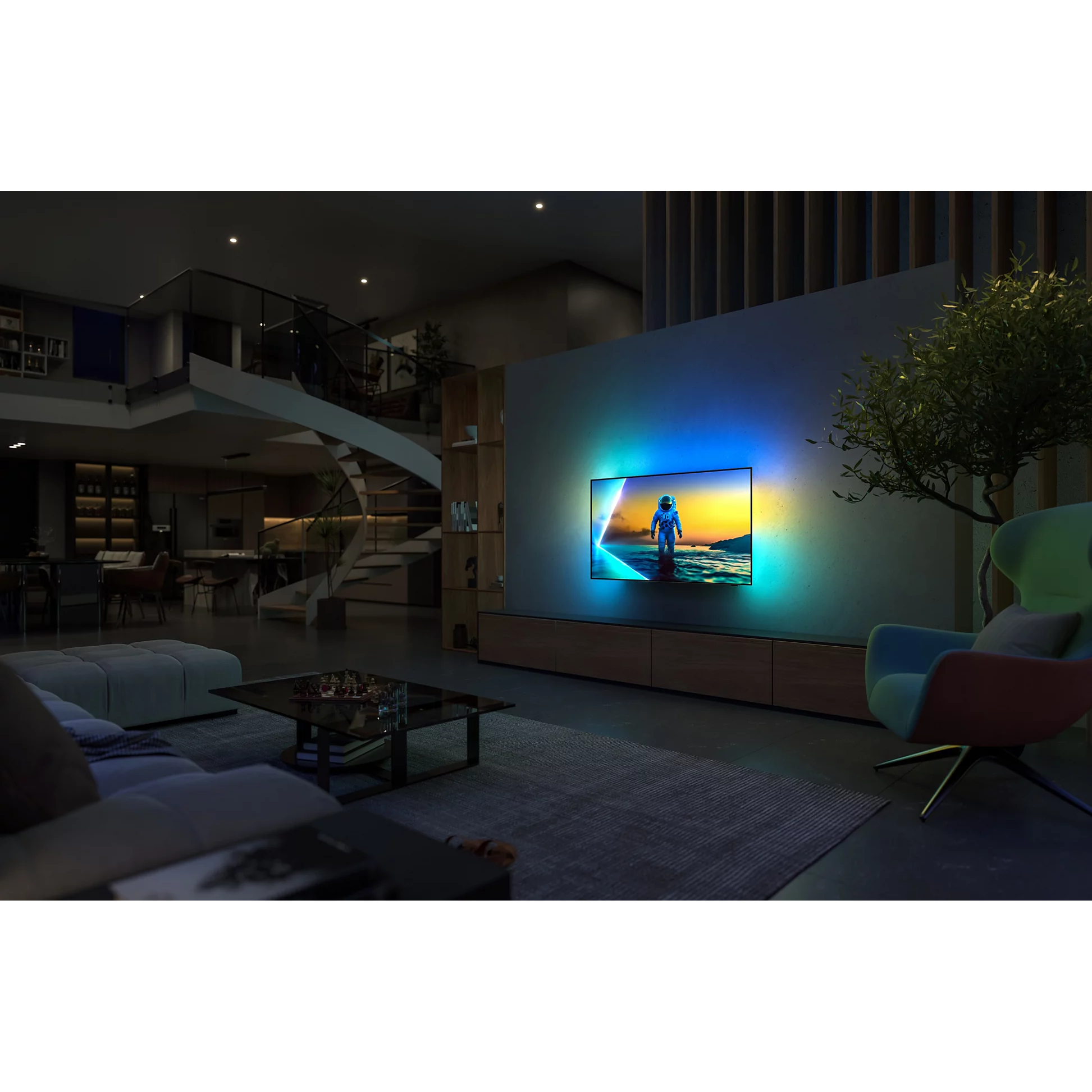 5 philips 48 65 collu oled820 oled 4k ambilight google tv grey 2025