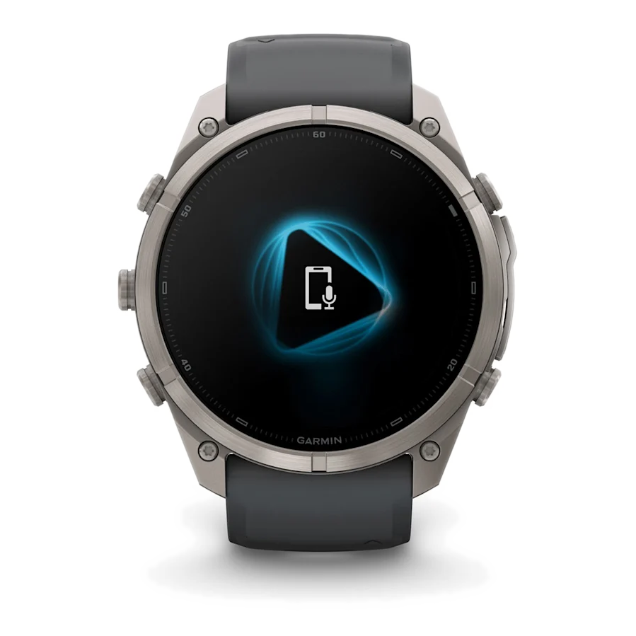 11 garmin fenix 9 pro 51mm inreach titanium with graphite black silicone band
