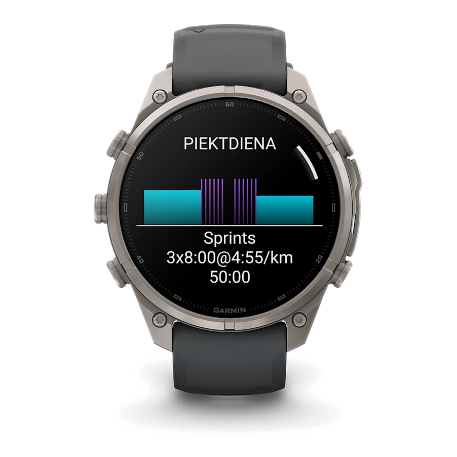 11 garmin fenix 9 pro 47mm inreach titanium with graphite black silicone band