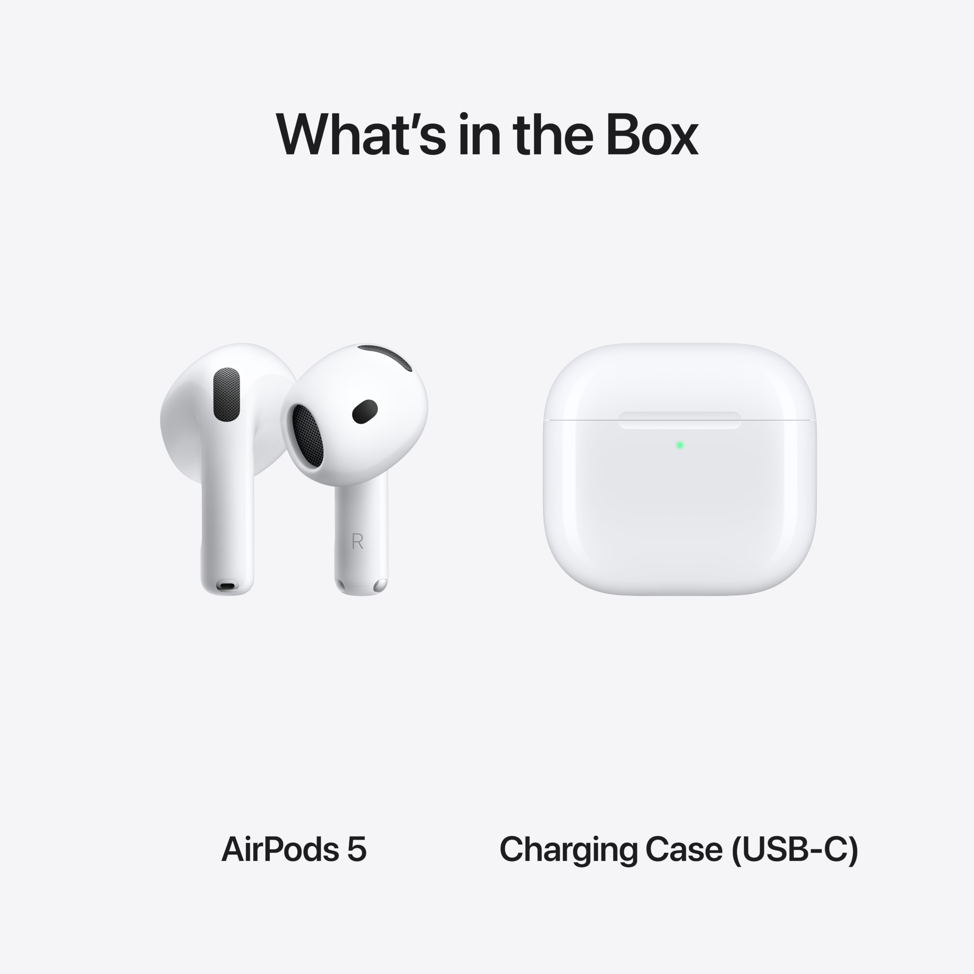 9 airpods 5 white