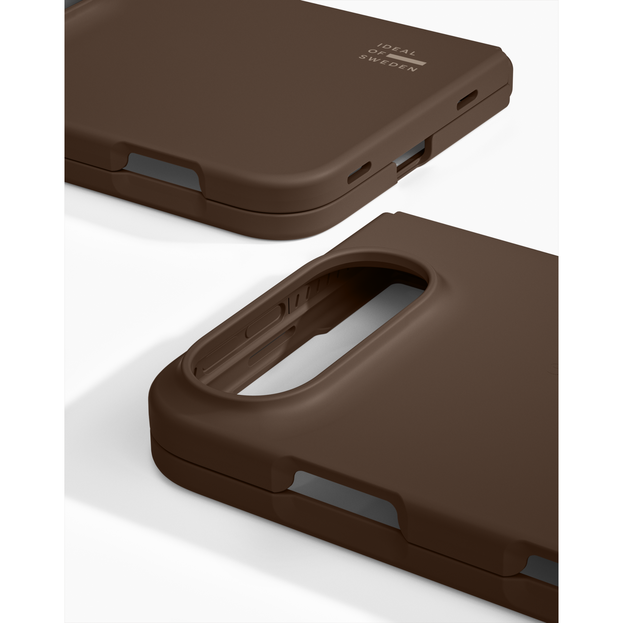 4 iphone duo ideal magsafe silicone case mocha