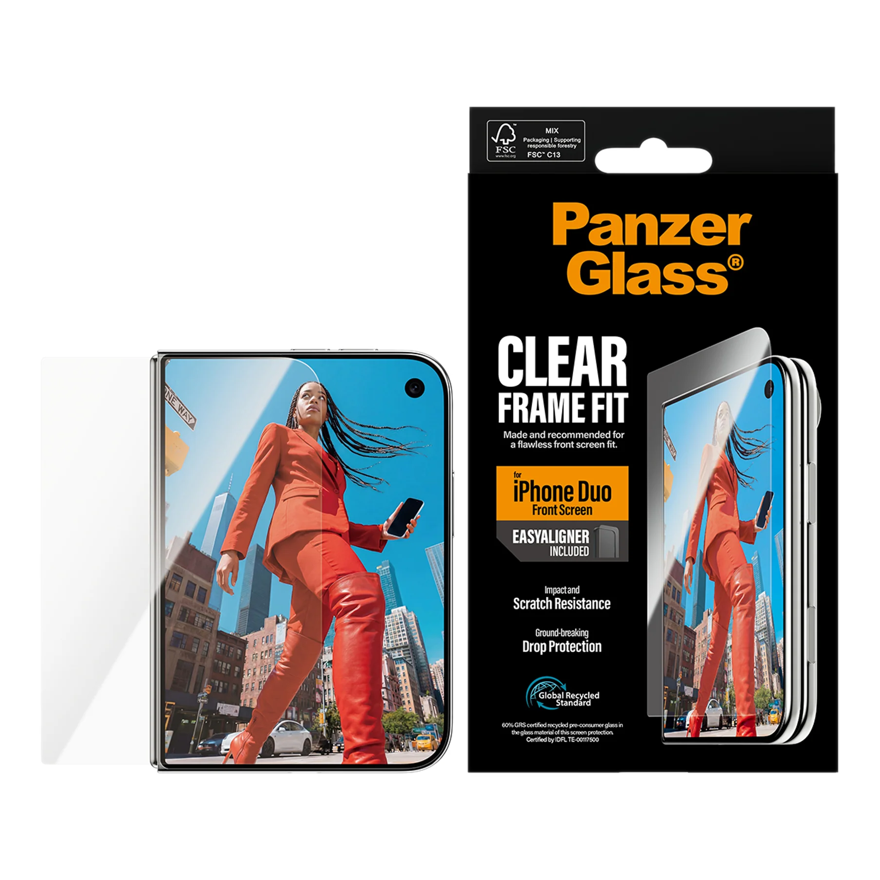 iPhone Duo PanzerGlass Frame Fit Screen Protector