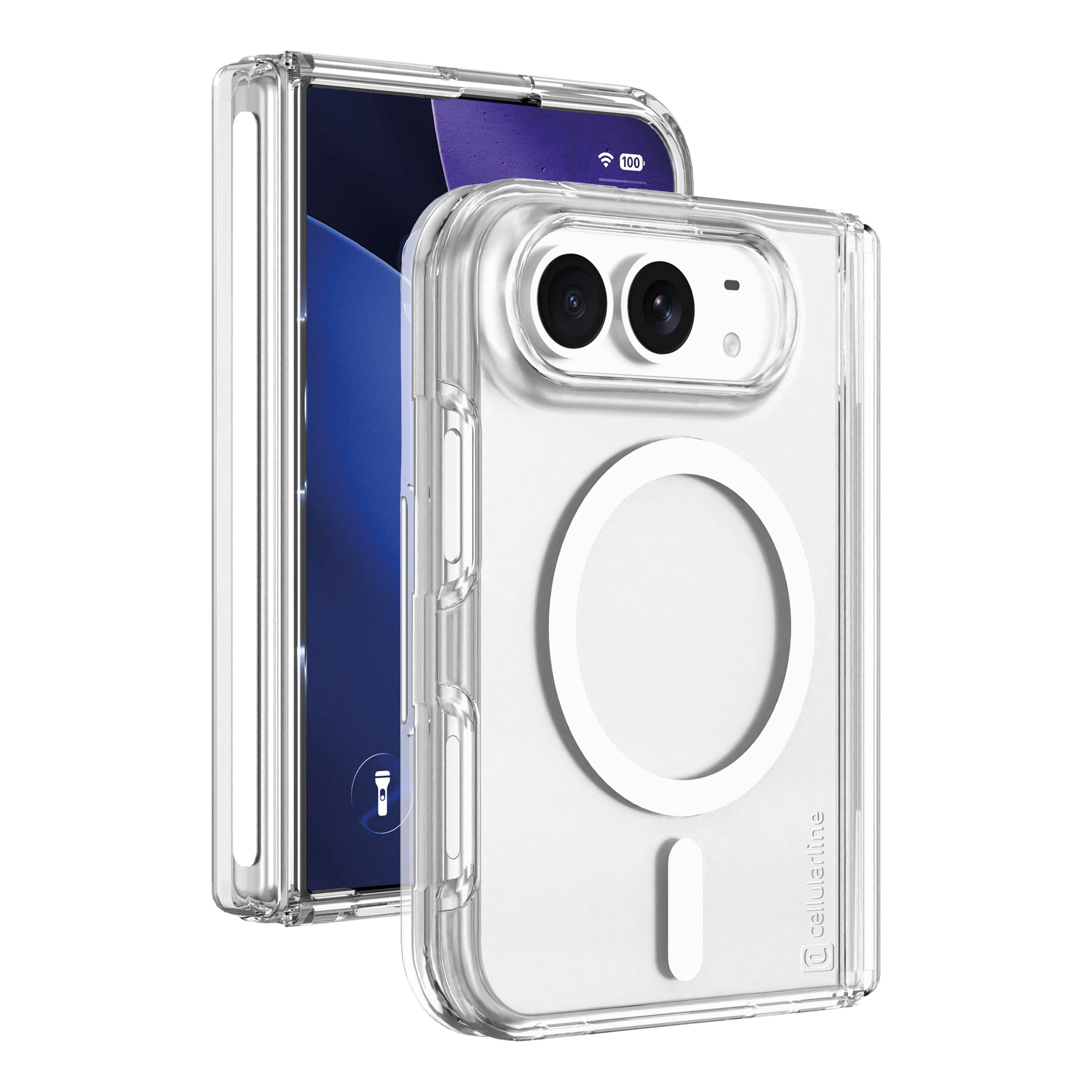 2 iphone duo cellularline gloss magsafe case