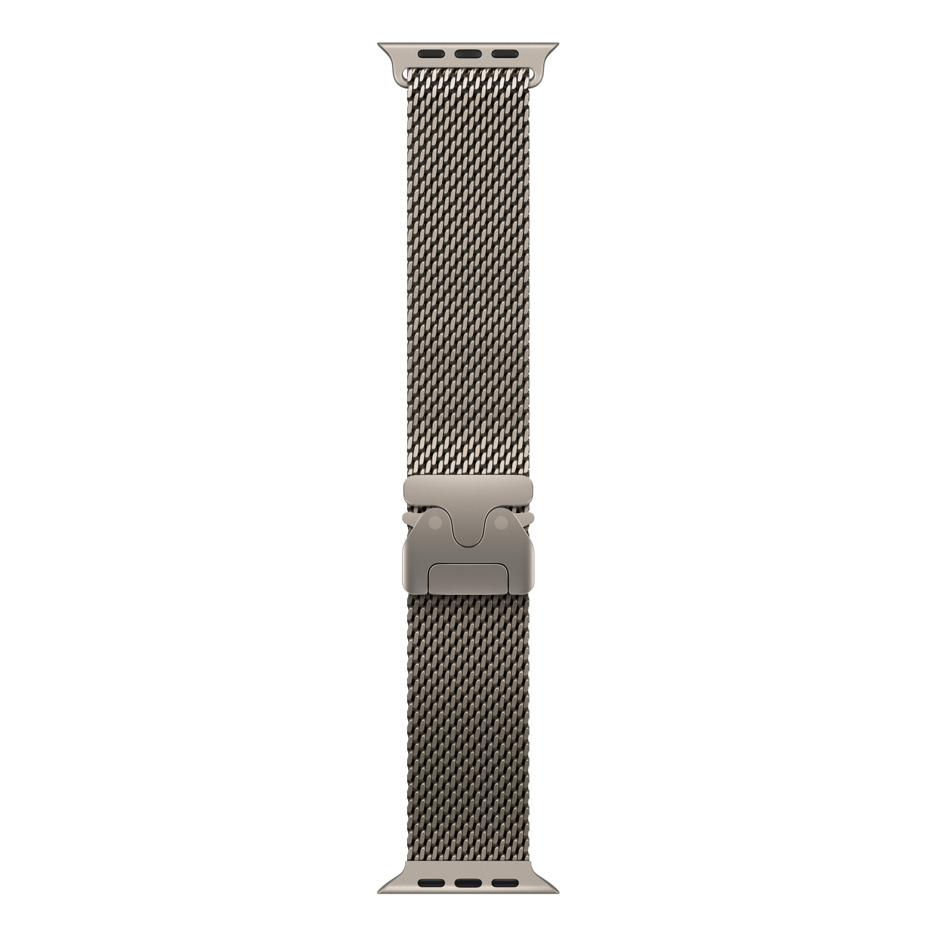 3 apple watch 44 45 46 49mm milanese loop natural titanium