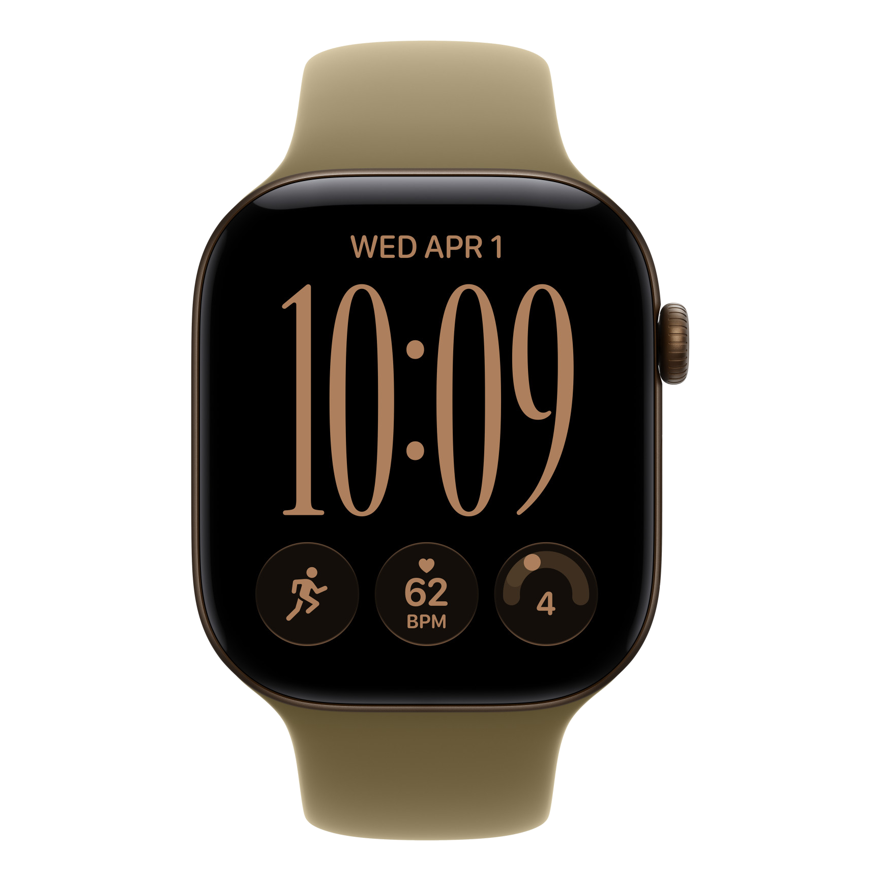 2 apple watch 44 45 46 49mm sport band olive