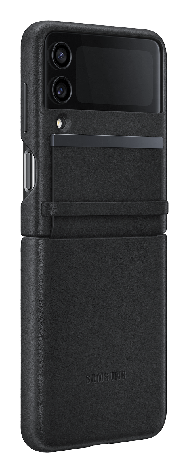 Galaxy Flip4 Flap Leather Cover