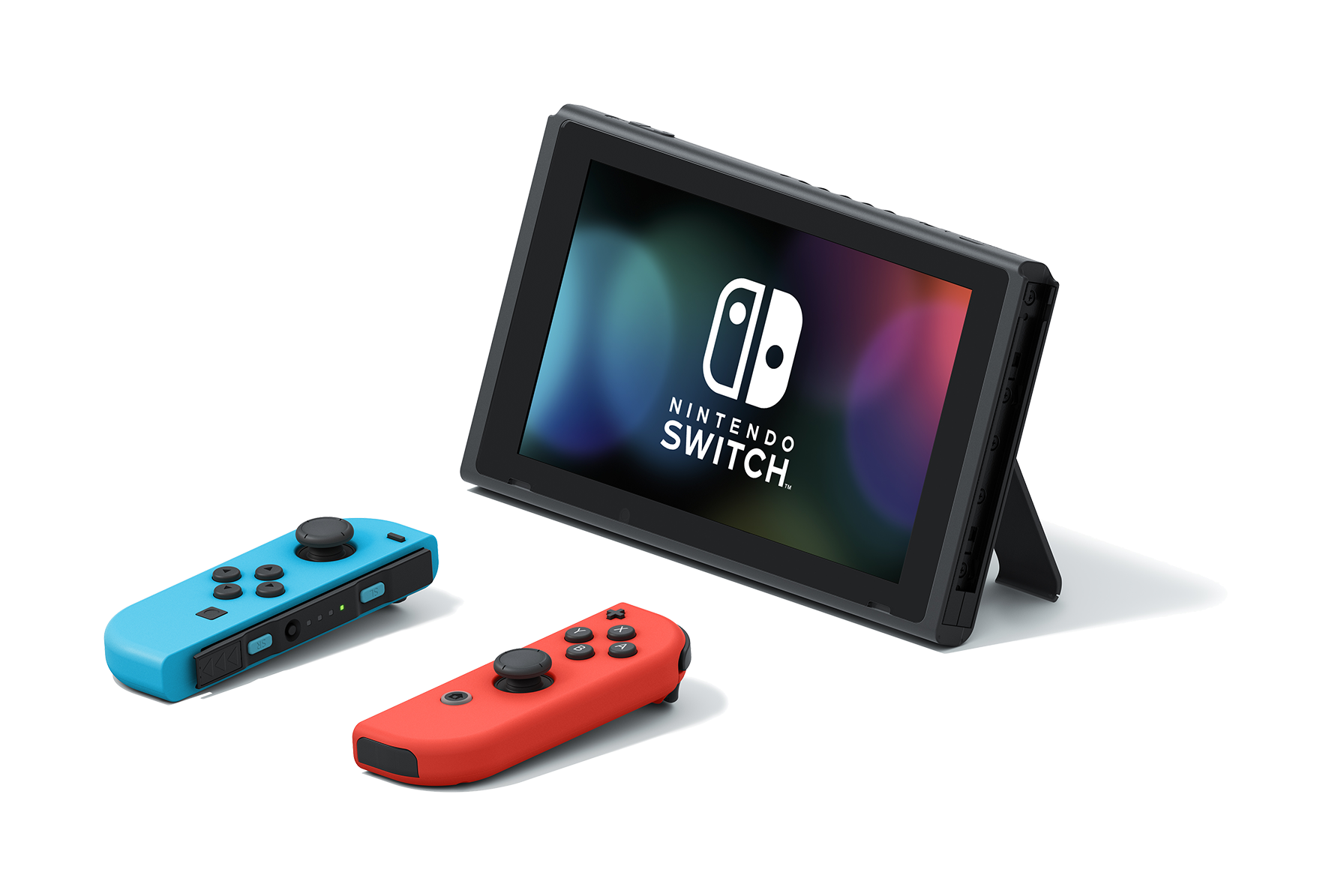Nintendo Switch blue red