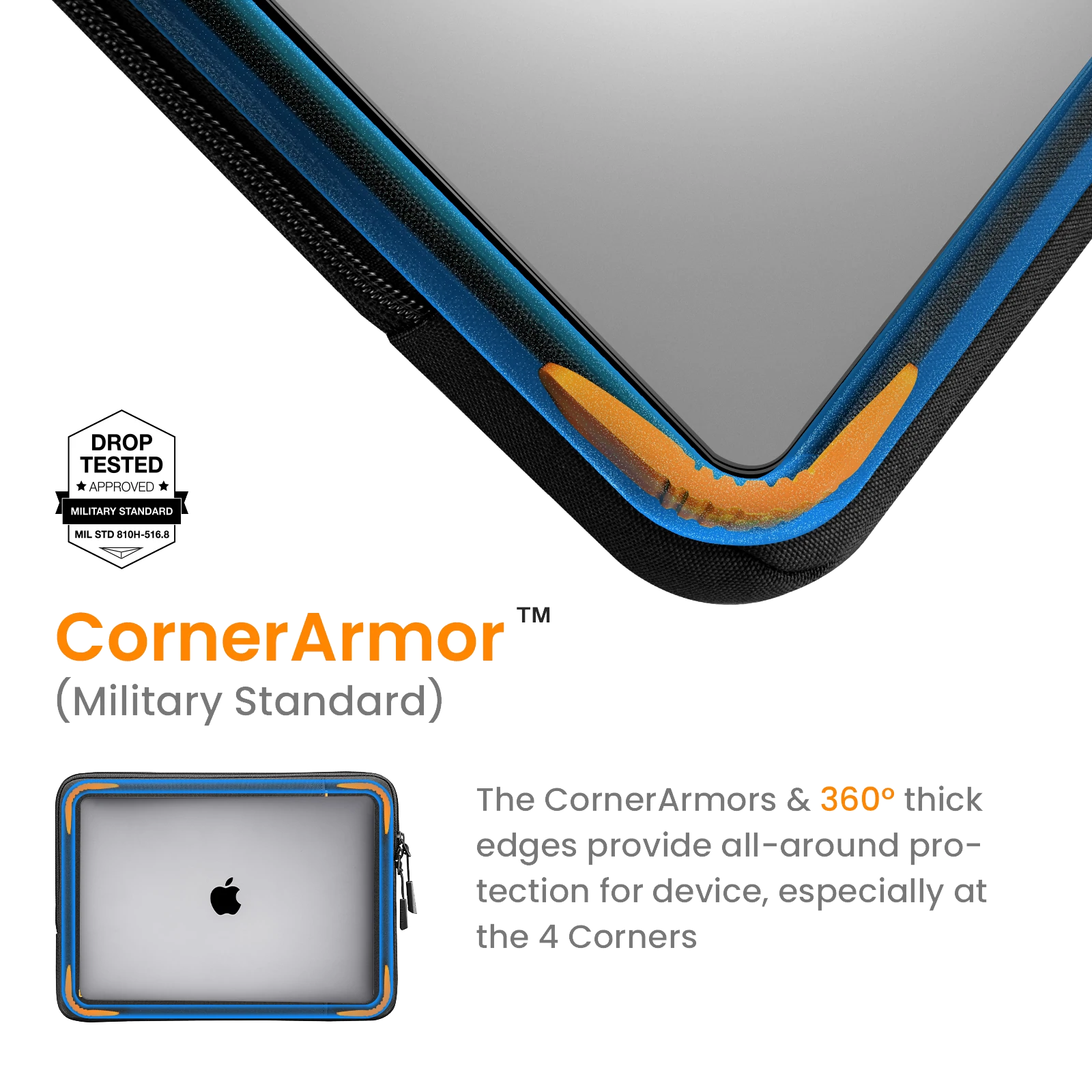 Macbook 13 AIR PRO TomToc grey