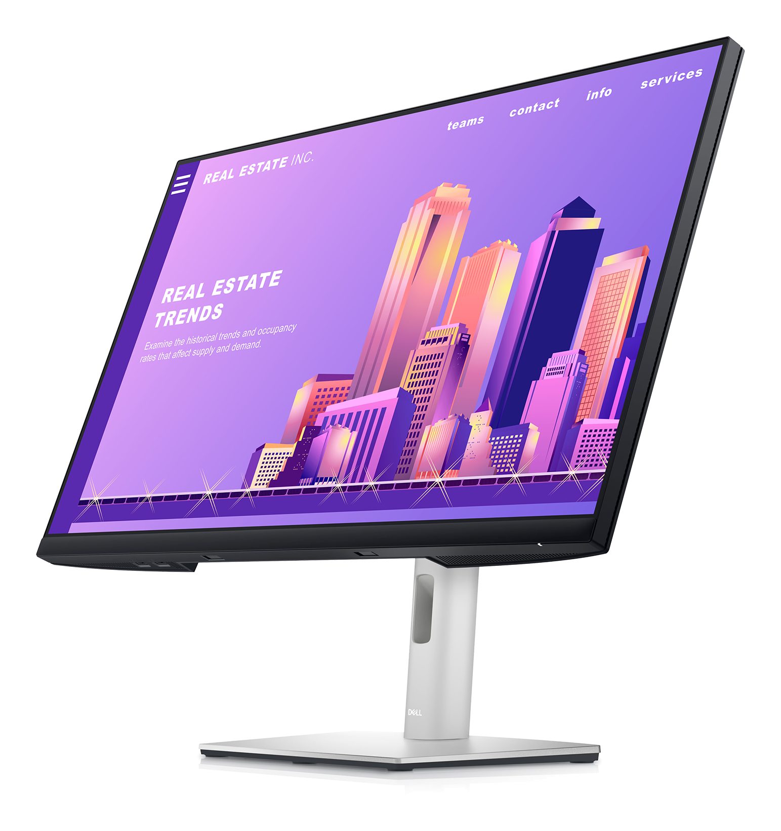 Dell P2722H FHD black silver