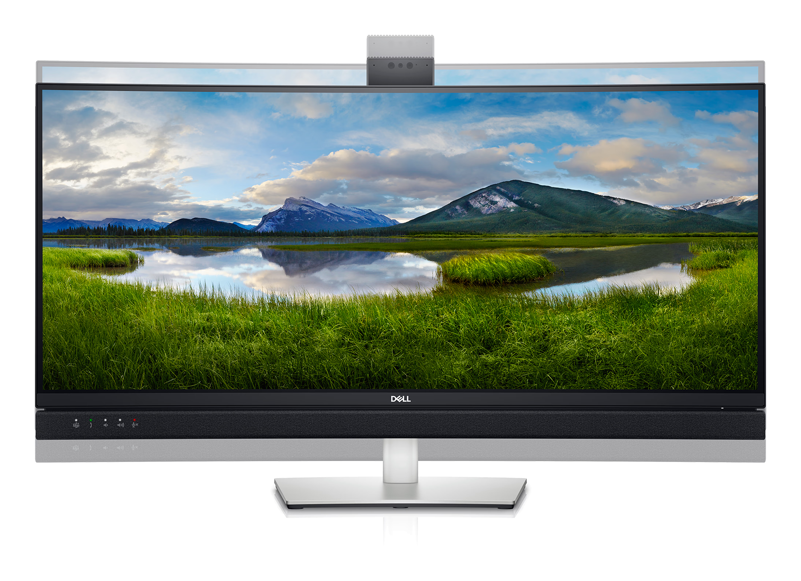 Dell C3422WE Curved black silver
