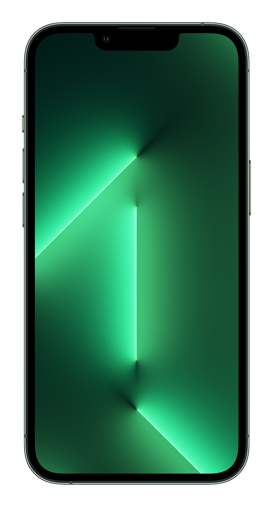iPhone 13 Pro alpine green front