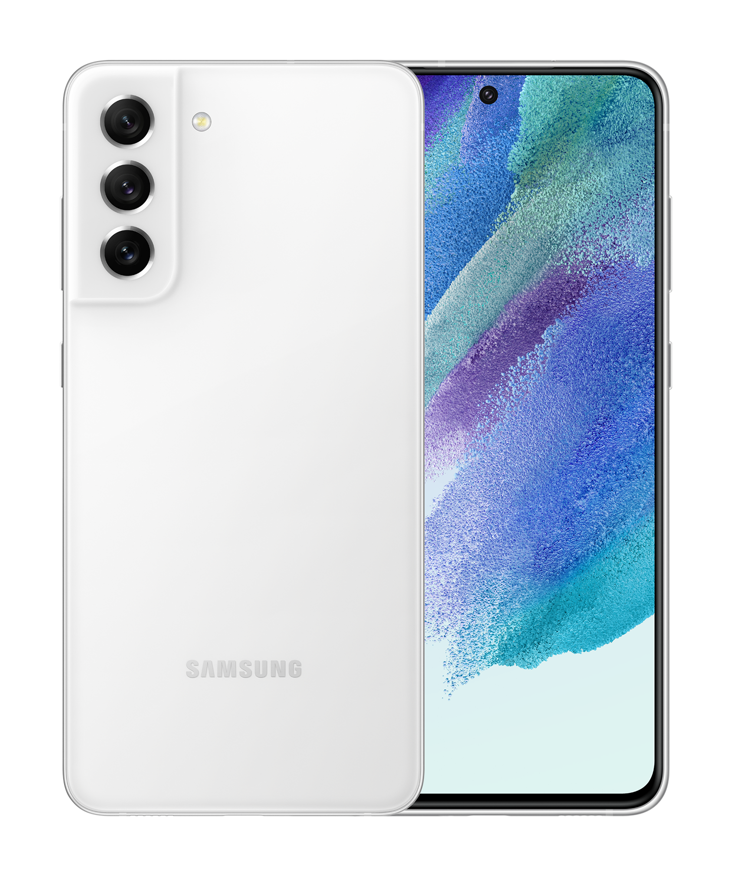 Samsung S21 FE white front back