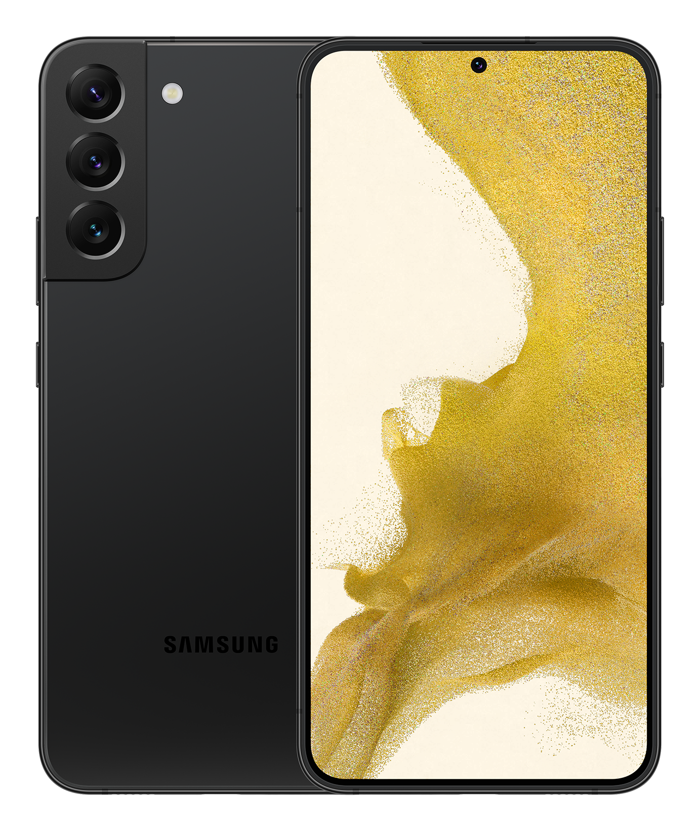 Samsung S22+ black front back Samsung S22+ black front back