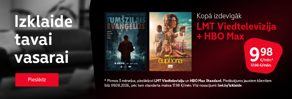 LMT Smart TV + HBO Max 9.98 €/month